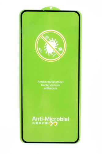 Защитное стекло для Samsung A725F A72 FULL GLUE ANTIBACTERIAL коробка черный - фото фото 2