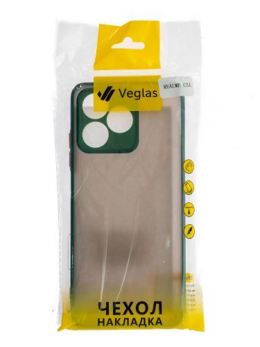 Чехол-накладка для REALME С51 VEGLAS Fog зеленый оптом, в розницу Центр Компаньон фото 3