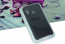 Чехол-накладка для Samsung A405F A40 SILICONE CASE черный - фото