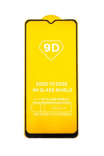 Защитное стекло для XIAOMI Poco X4 Pro FULL GLUE (желтая основа) пакет черный - фото