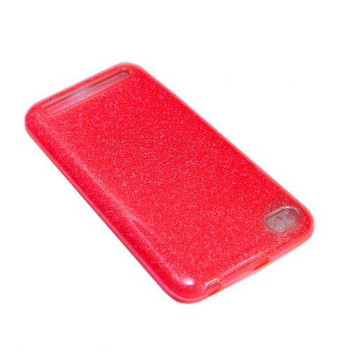 Чехол-накладка для XIAOMI Redmi 5A JZZS Shinny 3в1 TPU красная - фото фото 3