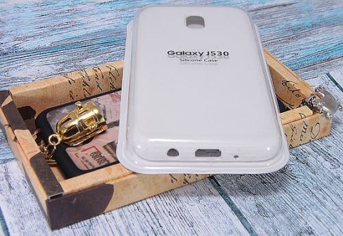 Чехол-накладка для Samsung J530F J5 SILICONE CASE закрытый белый оптом, в розницу Центр Компаньон фото 2