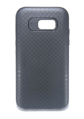 Чехол-накладка для Samsung A720 A7 GRID CASE TPU+PC черный - фото