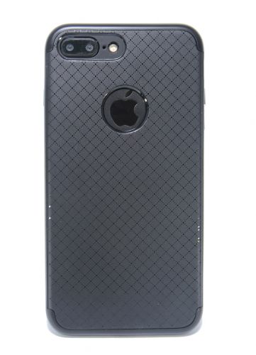 Чехол-накладка для iPhone 7/8 Plus GRID CASE TPU+PC черный оптом, в розницу Центр Компаньон