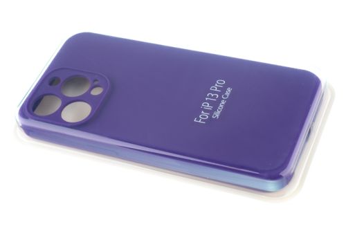 Чехол-накладка для iPhone 13 Pro VEGLAS SILICONE CASE NL Защита камеры фиолетовый (45) оптом, в розницу Центр Компаньон фото 2