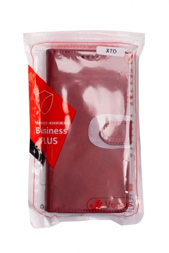 Чехол-книжка для HUAWEI Honor X7D/400 Smart VEGLAS BUSINESS PLUS красный - оптовая продажа фото 9 Чехол-книжка для HUAWEI Honor X7D/400 Smart VEGLAS BUSINESS PLUS красный - фото фото 9