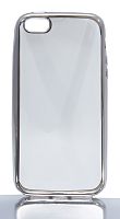 Купить Чехол-накладка для iPhone 5/5S/SE РАМКА TPU серебро оптом, в розницу в ОРЦ Компаньон