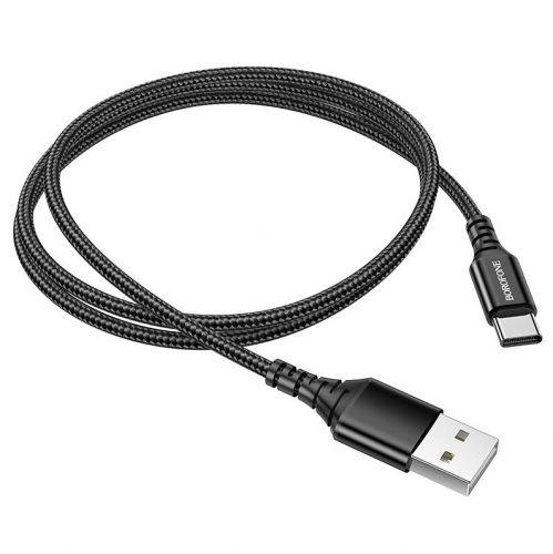 Кабель USB Type-C BOROFONE BX54 Ultra bright 2.4A 1м черный, Ограниченно годен оптом, в розницу Центр Компаньон
