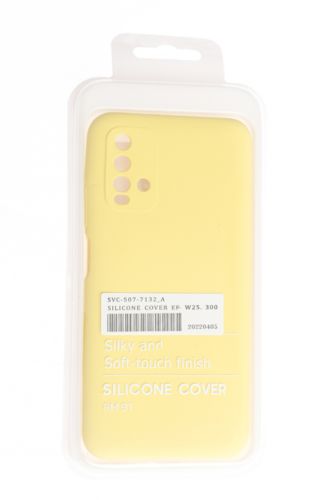 Чехол-накладка для XIAOMI Redmi 9T SILICONE CASE NL OP закрытый желтый (20) - фото фото 4