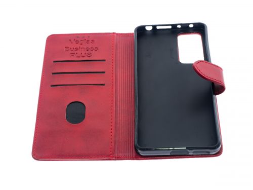 Чехол-книжка для XIAOMI Redmi Note 12 Pro 4G VEGLAS BUSINESS PLUS красный - оптовая продажа фото 3 Чехол-книжка для XIAOMI Redmi Note 12 Pro 4G VEGLAS BUSINESS PLUS красный - фото фото 3