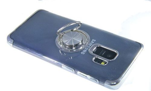 Чехол-накладка для Samsung G965F S9 Plus ELECTROPLATED TPU КОЛЬЦО серебро оптом, в розницу Центр Компаньон
