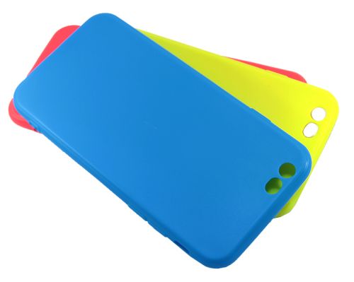 Чехол-накладка для iPhone 7/8/SE FASHION TPU матовый б/отв синий оптом, в розницу Центр Компаньон