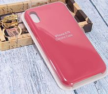 Купить Чехол-накладка для iPhone X/XS VEGLAS SILICONE CASE NL малиновый (36) оптом, в розницу в ОРЦ Компаньон