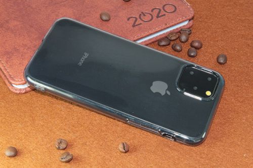 Чехол-накладка для iPhone 11 Pro Max FASHION TPU пакет черно-прозрачный оптом, в розницу Центр Компаньон фото 2