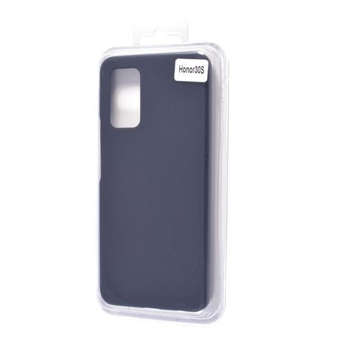 Чехол-накладка для HUAWEI Honor 30S VEGLAS SILICONE CASE закрытый черный (3)																								 оптом, в розницу Центр Компаньон