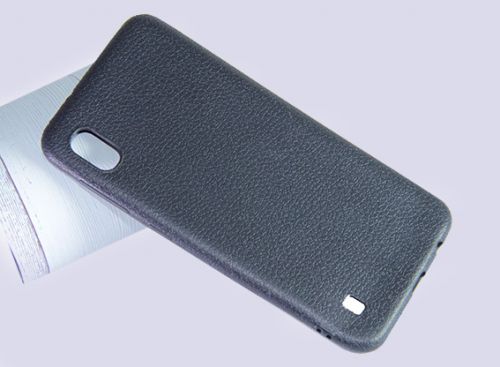 Чехол-накладка для Samsung A105F A10 FASHION LITCHI TPU черный - оптовая продажа Чехол-накладка для Samsung A105F A10 FASHION LITCHI TPU черный - фото