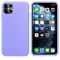 Чехол-накладка для iPhone 12 Pro Max VEGLAS SILICONE CASE закрытый сиреневый (41) - фото