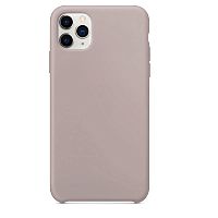 Чехол-накладка для iPhone 11 SILICONE CASE кремовый (11) - фото
