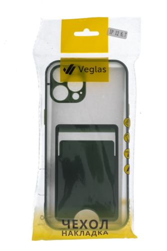 Чехол-накладка для iPhone 12 Pro Max VEGLAS Fog Pocket зеленый оптом, в розницу Центр Компаньон фото 4