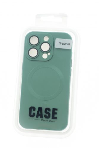 Чехол-накладка для iPhone 15 Pro VEGLAS Lens Magnetic зеленый оптом, в розницу Центр Компаньон фото 4