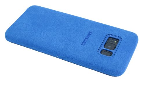 Чехол-накладка для Samsung G950H S8 ALCANTARA CASE синий оптом, в розницу Центр Компаньон