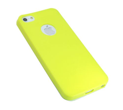 Чехол-накладка для iPhone 5G/5S FASHION TPU матовый желтый оптом, в розницу Центр Компаньон фото 3