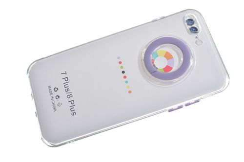 Чехол-накладка для iPhone 7/8 Plus NEW RING TPU сиреневый оптом, в розницу Центр Компаньон фото 3