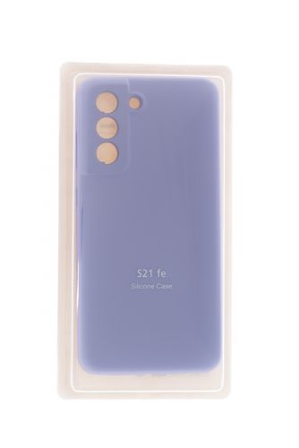 Чехол-накладка для Samsung G9900F S21 FE VEGLAS SILICONE CASE закрытый сиреневый (13) оптом, в розницу Центр Компаньон