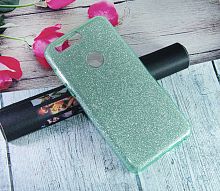Чехол-накладка для HUAWEI Honor 8 JZZS Shinny 3в1 TPU зеленый - фото