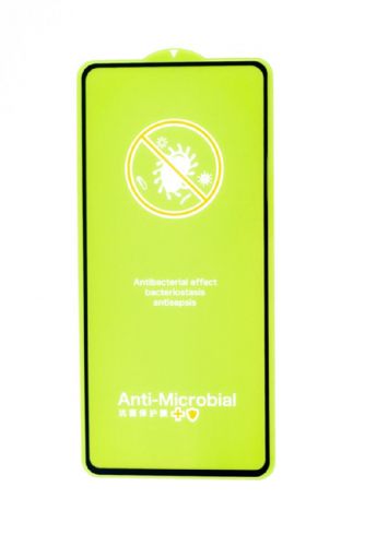 Защитное стекло для XIAOMI Mi 11T FULL GLUE ANTIBACTERIAL коробка черный - фото