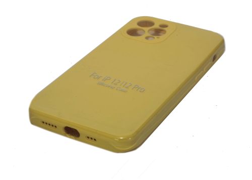 Чехол-накладка для iPhone 12 Pro VEGLAS SILICONE CASE NL Защита камеры желтый (4) оптом, в розницу Центр Компаньон фото 2