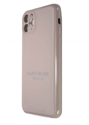Чехол-накладка для iPhone 11 Pro Max VEGLAS SILICONE CASE Защита камеры светло-розовый (19) - оптовая продажа Чехол-накладка для iPhone 11 Pro Max VEGLAS SILICONE CASE Защита камеры светло-розовый (19) - фото