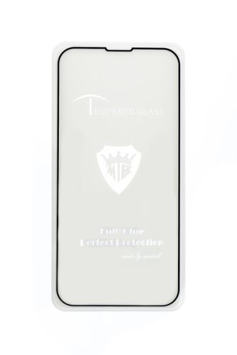 Защитное стекло для iPhone 13 Mini FULL GLUE картон черный оптом, в розницу Центр Компаньон