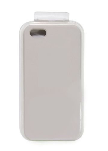 Чехол-накладка для iPhone 5/5S/SE VEGLAS SILICONE CASE NL молочно-белый (10) оптом, в розницу Центр Компаньон