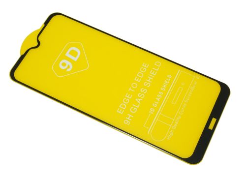 Защитное стекло для XIAOMI Redmi Note 8T FULL GLUE (желтая основа) пакет черный оптом, в розницу Центр Компаньон фото 3