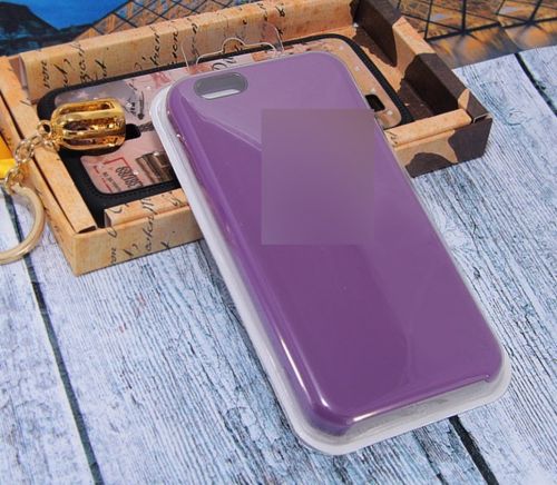 Чехол-накладка для iPhone 6/6S SILICONE CASE фиолетовый (45) - фото фото 2