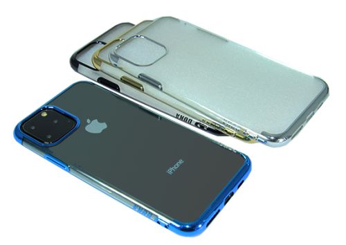 Чехол-накладка для iPhone 11 Pro ELECTROPLATED TPU DOKA синий оптом, в розницу Центр Компаньон фото 4