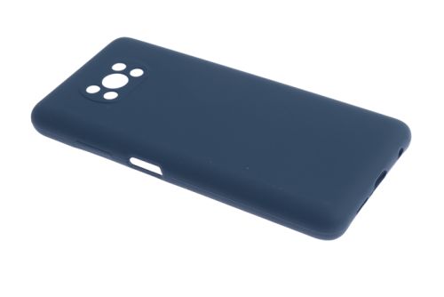 Чехол-накладка для XIAOMI Poco X3 NFC SILICONE CASE NL OP закрытый темно-синий (8) оптом, в розницу Центр Компаньон фото 2