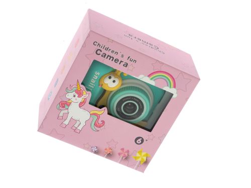 Детская игрушка фотоаппарат Q1 бирюзовый оптом, в розницу Центр Компаньон фото 4
