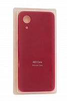 Чехол-накладка для Samsung A032F A03 Core SILICONE CASE закрытый красный (1) - фото