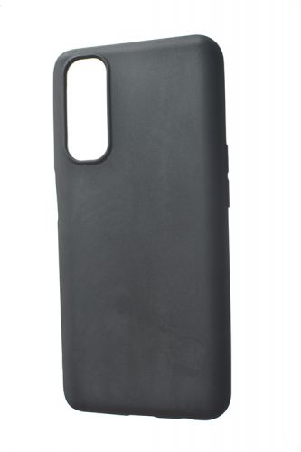 Чехол-накладка для REALME 7 FASHION TPU матовый черный оптом, в розницу Центр Компаньон