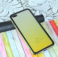 Купить Чехол-накладка для iPhone 7/8 Plus GRADIENT TPU+Glass желтый  оптом, в розницу в ОРЦ Компаньон