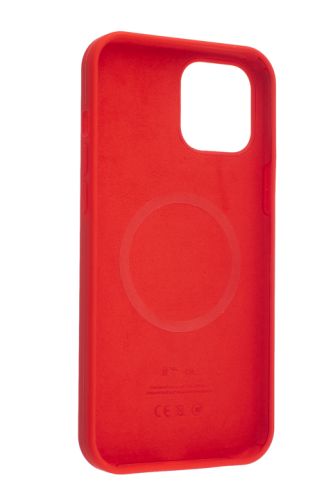 Чехол-накладка для iPhone 12 Pro Max SILICONE TPU поддержка MagSafe красный коробка оптом, в розницу Центр Компаньон фото 3