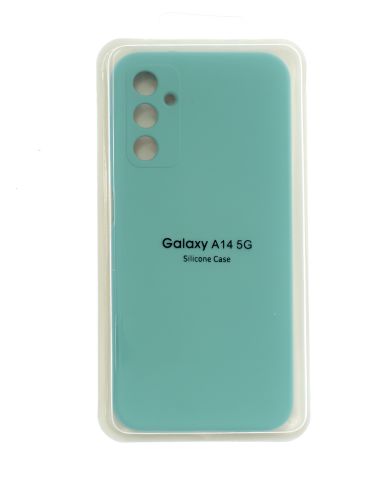 Чехол-накладка для Samsung A145 A14 VEGLAS SILICONE CASE закрытый бирюзовый (2) - оптовая продажа Чехол-накладка для Samsung A145 A14 VEGLAS SILICONE CASE закрытый бирюзовый (2) - фото