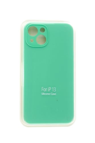 Чехол-накладка для iPhone 13 SILICONE CASE NL Защита камеры ментоловый (50) оптом, в розницу Центр Компаньон