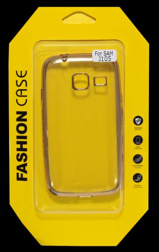 Чехол-накладка для Samsung J105F J1 mini РАМКА TPU золото оптом, в розницу Центр Компаньон фото 2