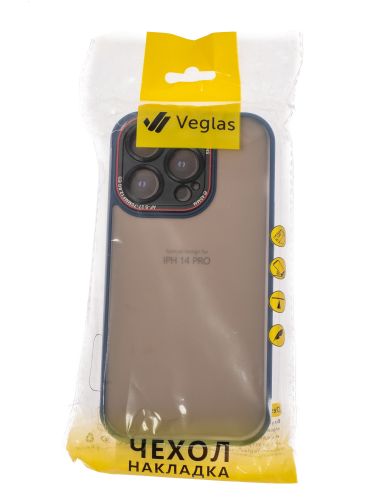 Чехол-накладка для iPhone 14 Pro VEGLAS Crystal Shield синий оптом, в розницу Центр Компаньон фото 3