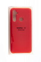 Чехол-накладка для REALME C3 SILICONE CASE NL красный (1) - фото
