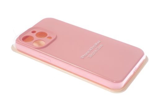 Чехол-накладка для iPhone 14 Pro Max SILICONE CASE Защита камеры розовый (6) оптом, в розницу Центр Компаньон фото 2