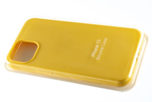 Чехол-накладка для iPhone 13 SILICONE CASE закрытый желтый (4) - оптовая продажа фото 2 Чехол-накладка для iPhone 13 SILICONE CASE закрытый желтый (4) - фото фото 2